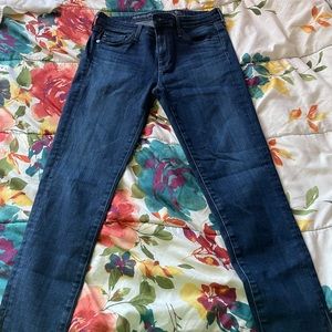 adriano goldschmied (AG) split hem jeans